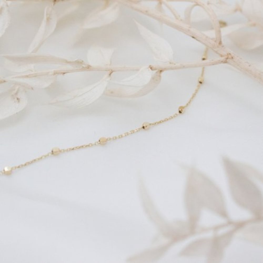 NWT Cassidy Nugget Bracelet // 10k Solid Gold
